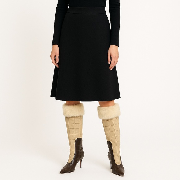 Vicini Fur Lined Embossed Boots - Picture 2 of 11